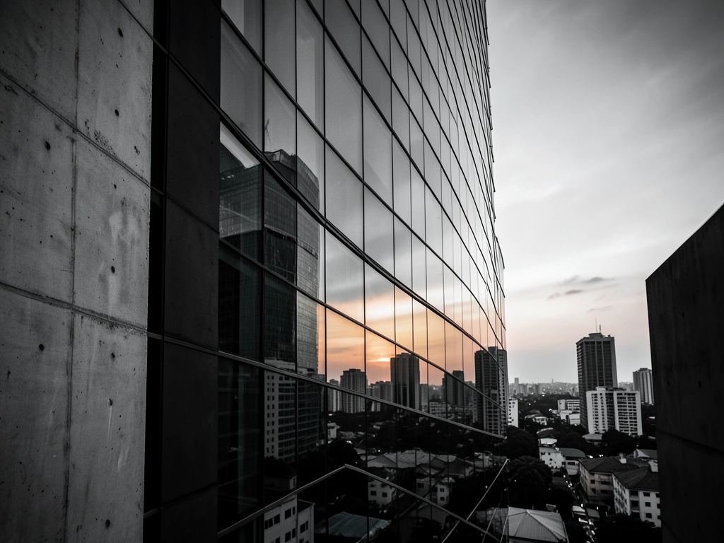 Urban Jakarta skyline
